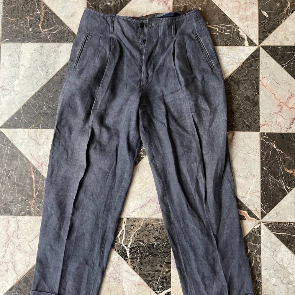 JEAN PAUL GAULTIER Homme Linen Trousers